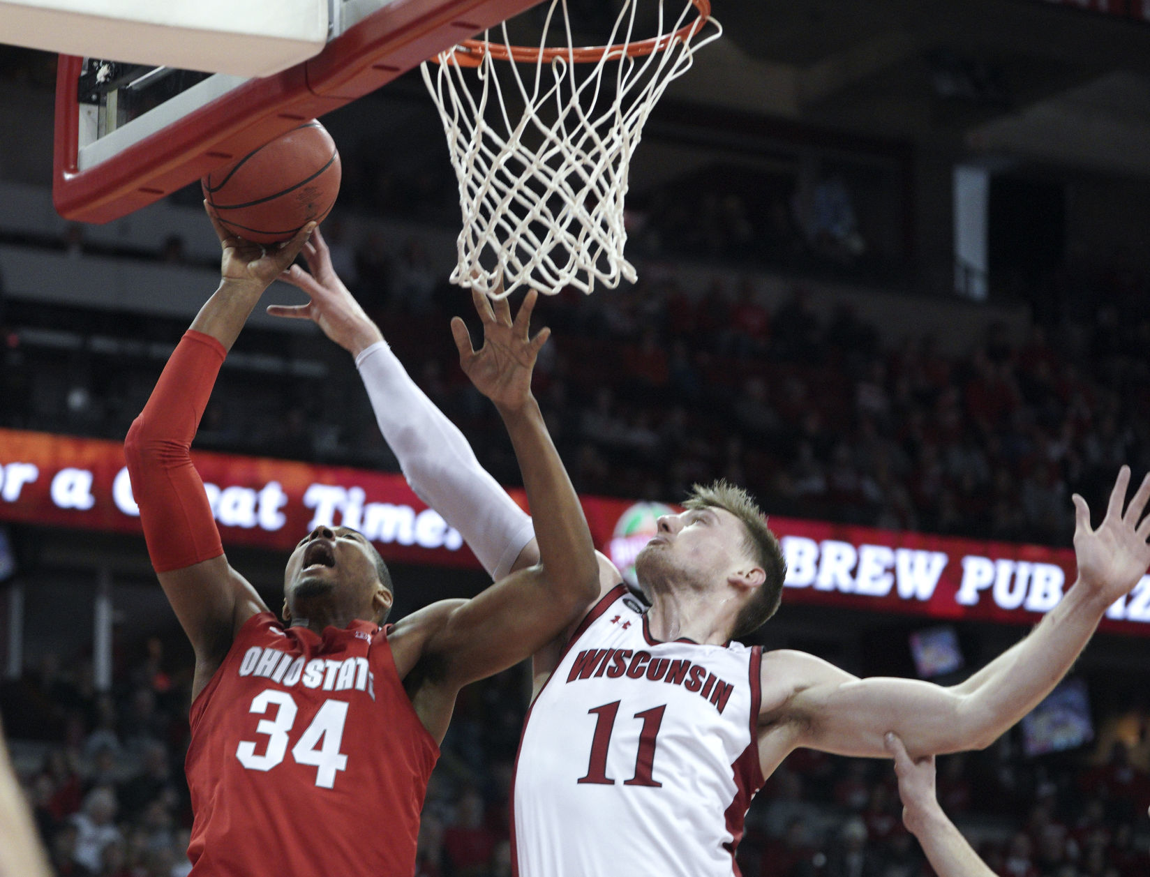 Badgers 70, Buckeyes 57